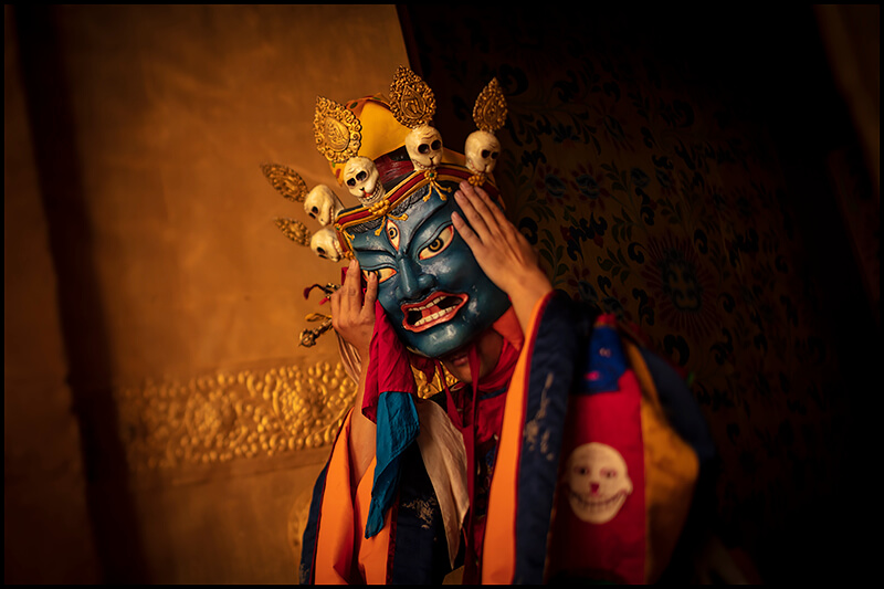 Buddhist Mask, Punakha, Bhutan<p>© Chris Rainier</p>