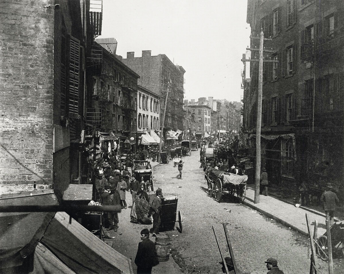 Mulberry Bend, Unknown date<p>© Jacob Riis</p>