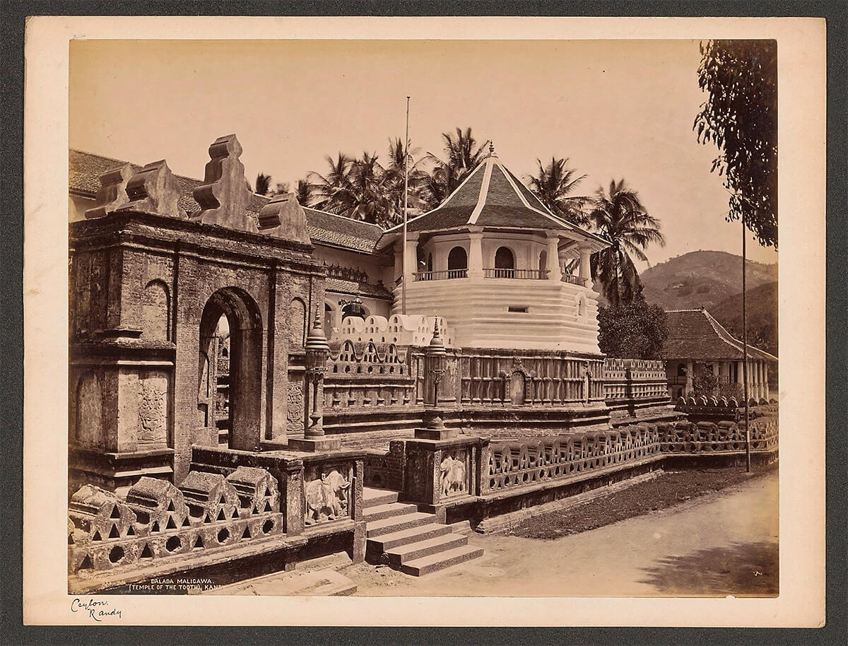 Dalada Maligawa (Temple of the Tooth) Kandy, between 1850 and 1900<p>© Charles Scowen</p>