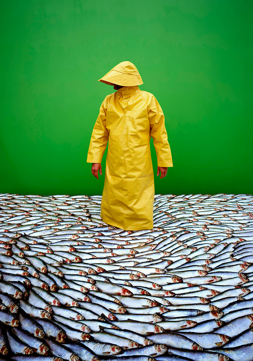 Man in seafish<p>© David Stewart</p>