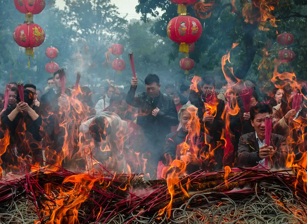 Prayer Year of Pig<p>© Eric Seidner</p>