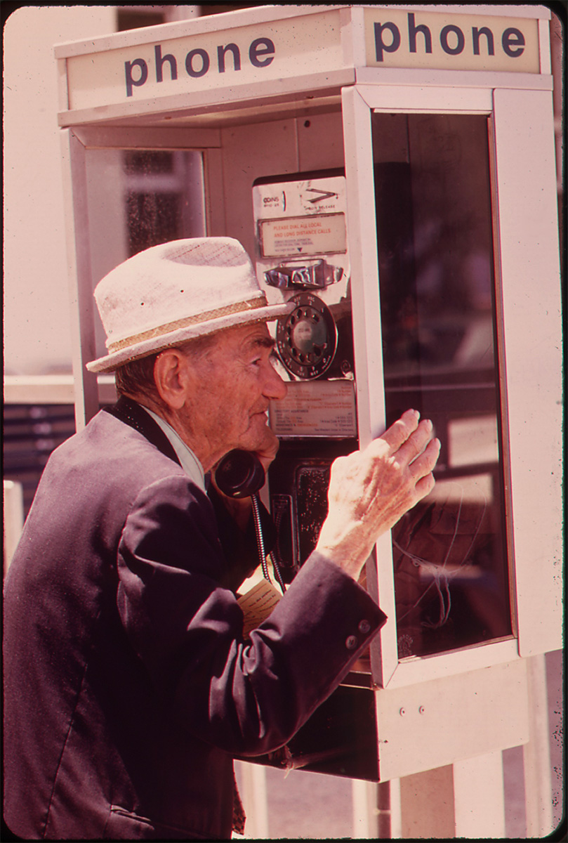 MEMBER OF THE RETIREMENT COMMUNITY OF SOUTH BEACH, June 1973 - NARA<p>© Flip Schulke</p>