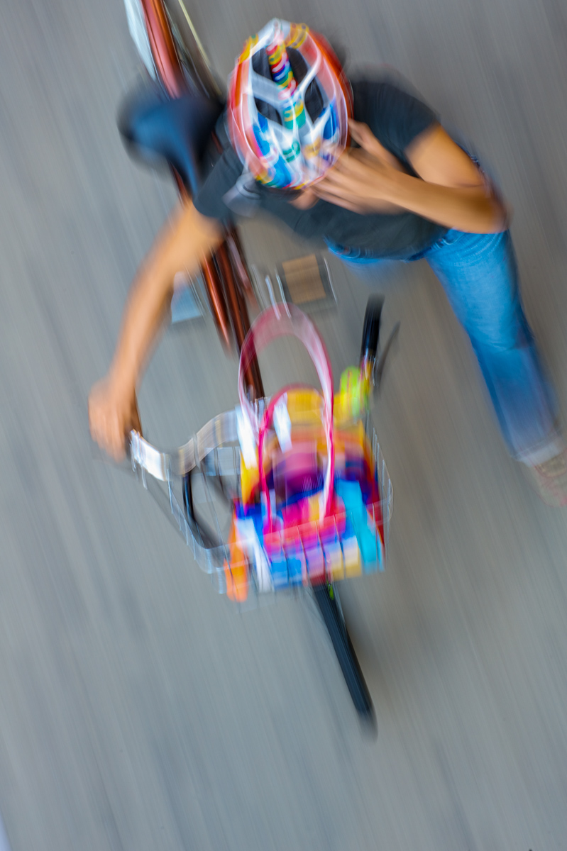 Woman with Bicycle, Broadway, SoHo, NYC, 2010<p>© Gregory Spaid</p>