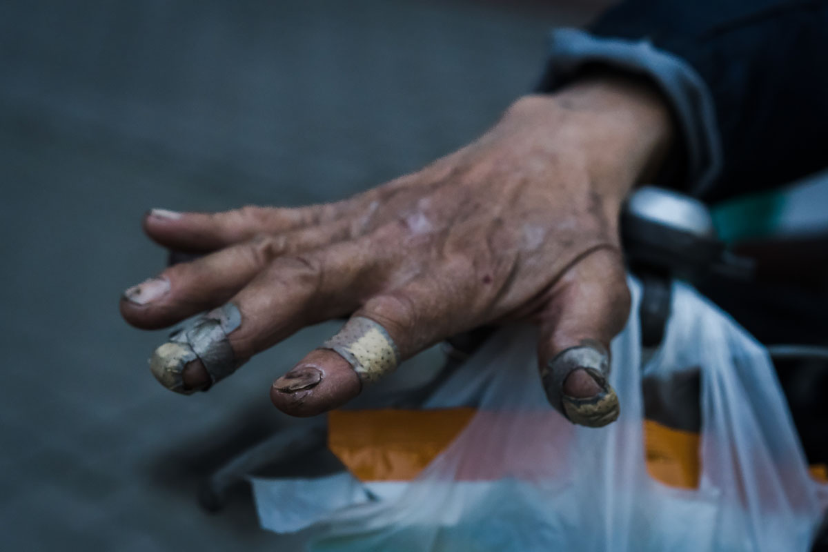 A Homeless Hand<p>© Taisuke Sato</p>