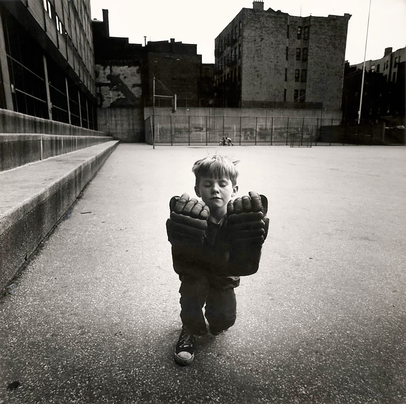 Boy with Hockey Gloves 1968<p>© Arthur Tress</p>