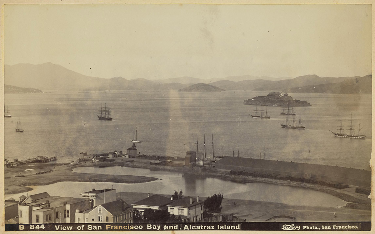 View of San Francisco Bay and Alcatraz Island - Scottish National Portrait Gallery<p>© Isaiah West Taber</p>