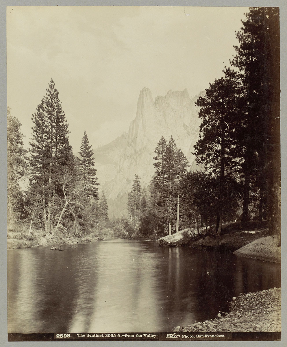 The Sentinel in Yosemite National Park. The Sentinel, 3965 ft. - from the Valley<p>© Isaiah West Taber</p>