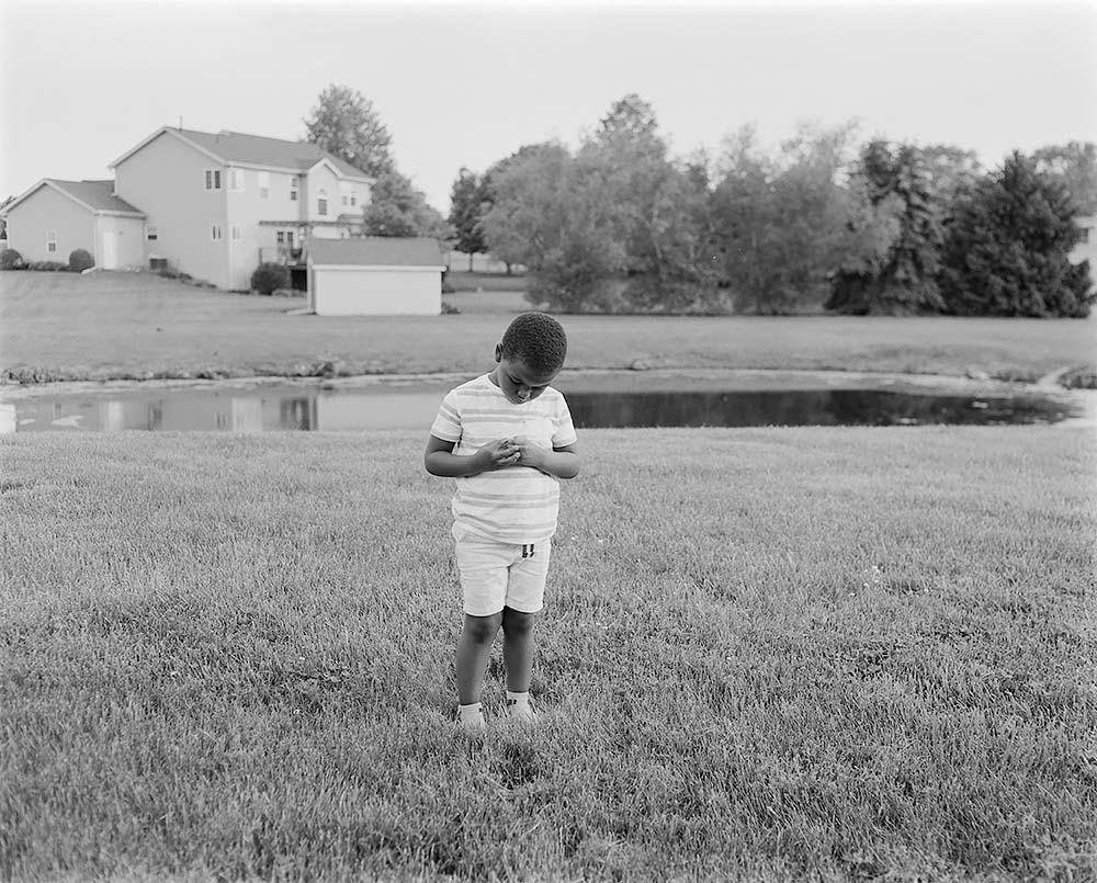 LJ in my parent’s backyard<p>© Rashod Taylor</p>