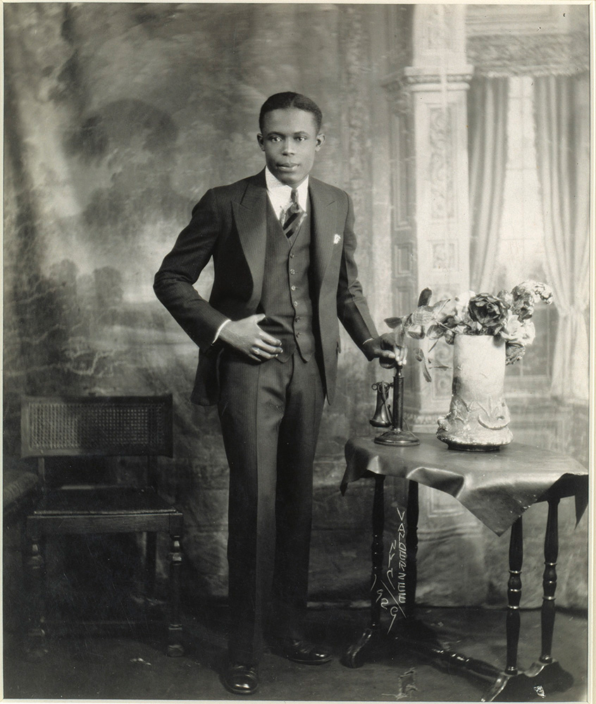 Studio Portrait of Young Man with Telephone by James Van Der Zee, 1929 © Smithsonian American Art Museum<p>© James Van Der Zee</p>