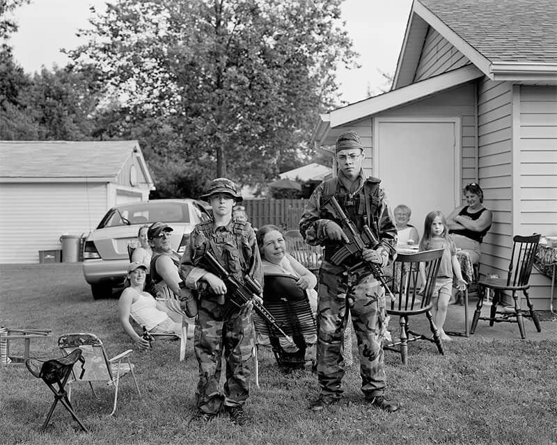 Charlie Morlan and Gabe Booth, Orrville OH, 2006<p>© Joe Vitone</p>