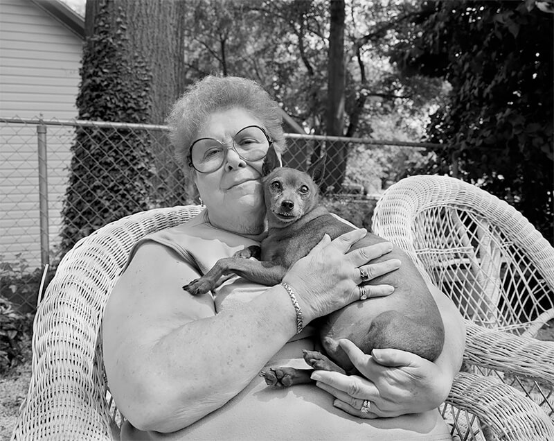 Karmal Dye with Tigger, Cuyahoga Falls OH, 1998<p>© Joe Vitone</p>