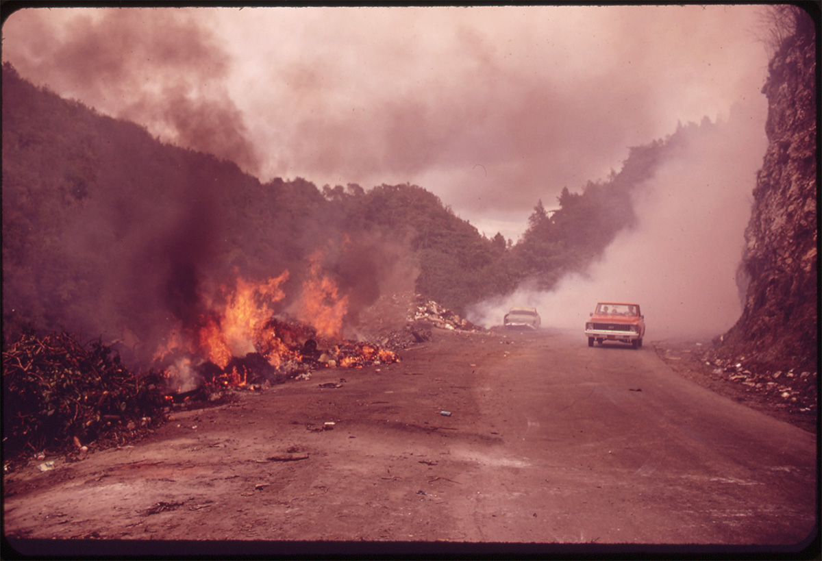 Open Garbage Dump on Highway 112, North of San Sebastian 02/1973 - Library of Congress<p>© John Vachon</p>