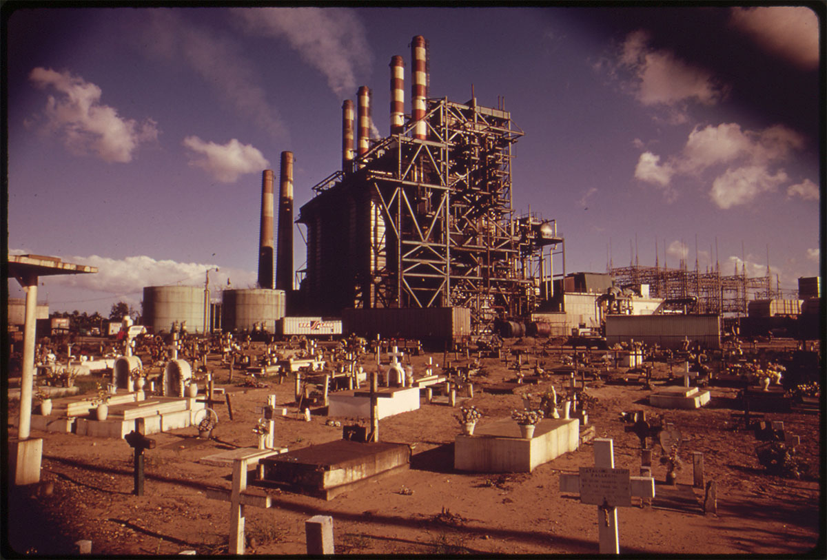 Palo Seco Electric Power Plant Across the Bay From San Juan 02/1973 - Library of Congress<p>© John Vachon</p>