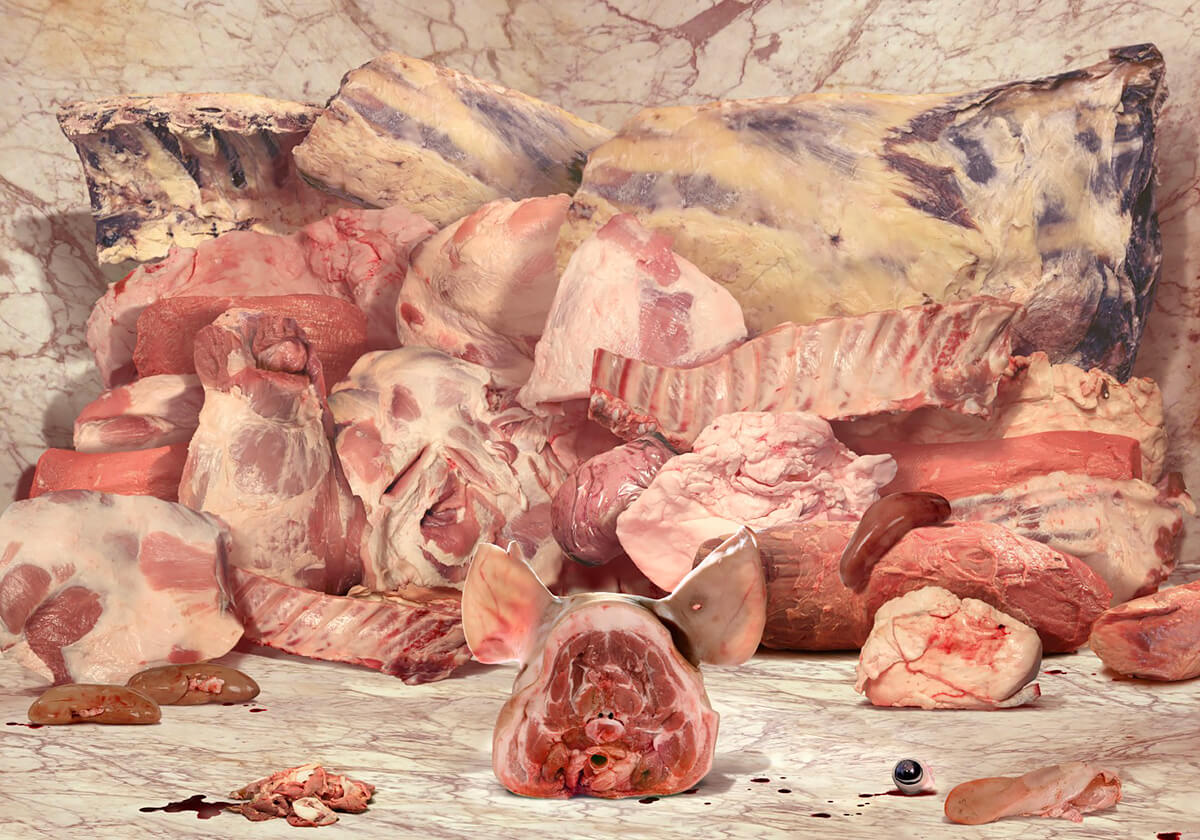 Still Life #Meat<p>© Ruud van Empel</p>