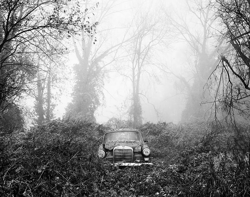 Mercedes mist meldert<p>© Stephan Vanfleteren</p>