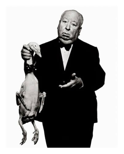 Alfred Hitchcock, Los Angeles, 1973<p>© Albert Watson</p>