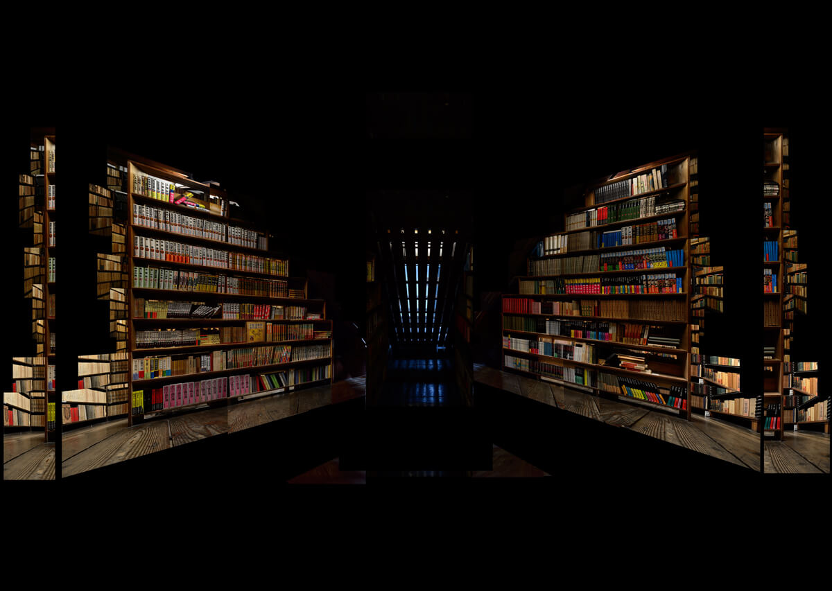 Book Shelf Series Rampo Edogawa`s Book Shelf Under the Stairs<p>© Junichi Wajda</p>