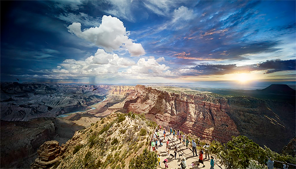 Day to Night, Grand Canyon National Park, Arizona, 2015<p>© Stephen Wilkes</p>