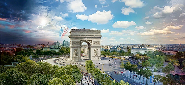 Day to Night, Tour de France, Paris, 2017<p>© Stephen Wilkes</p>