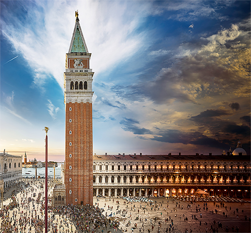 Day to Night, Campanile di San Marco, Venice 2016<p>© Stephen Wilkes</p>