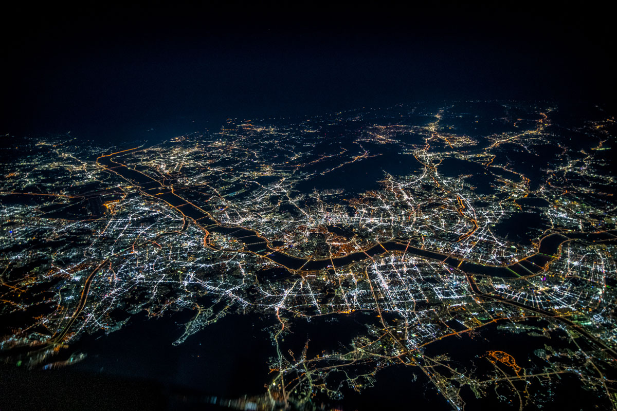 Planes, Seoul, South Korea at - 24 mm on 24.0-70.0 mm f-2.8 for 1-8 sec at f - 2.8 at - ISO 2500<p>© Rico X.</p>