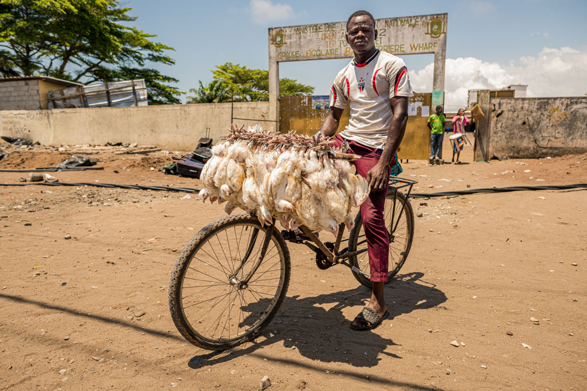 Project Chicken and Project City Transport - Abidjan, Ivory Coast at - 24 mm on 24.0 mm f-1.8 for 1-200 sec at f - 5.6 at - ISO 64<p>© Rico X.</p>