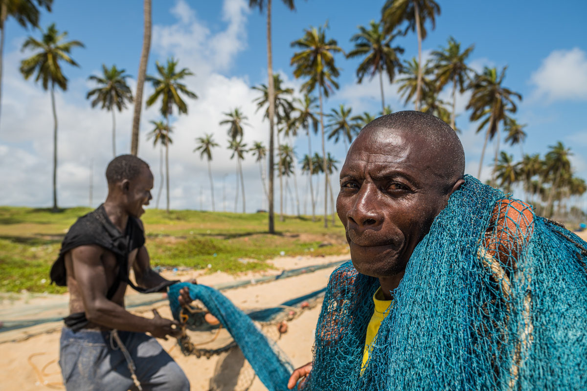 Project Fishing Nets - Ola, Cape Coast, Ghana at - 24 mm on 24.0 mm f-1.8 for 1-320 sec at f - 5.6 at - ISO 64<p>© Rico X.</p>