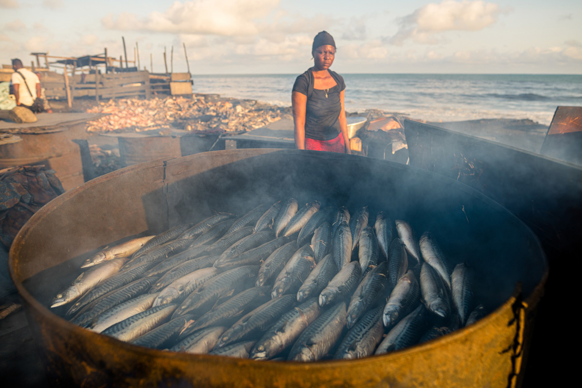 Project Smoked Fish - Jamestown, Accra Ghana at - 24 mm on 24.0 mm f-1.8 for 1-160 sec at f - 4.0 at - ISO 64<p>© Rico X.</p>