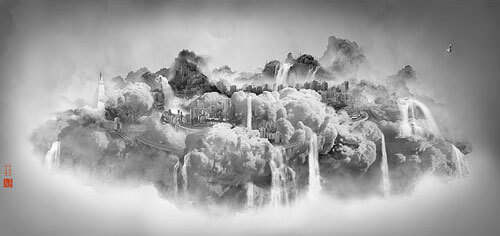 Heavenly City - 06, 2008 ©Yang Yongliang / courtesy Galerie Paris-Beijing<p>Courtesy Galerie Paris-Beijing / © Yang Yongliang</p>