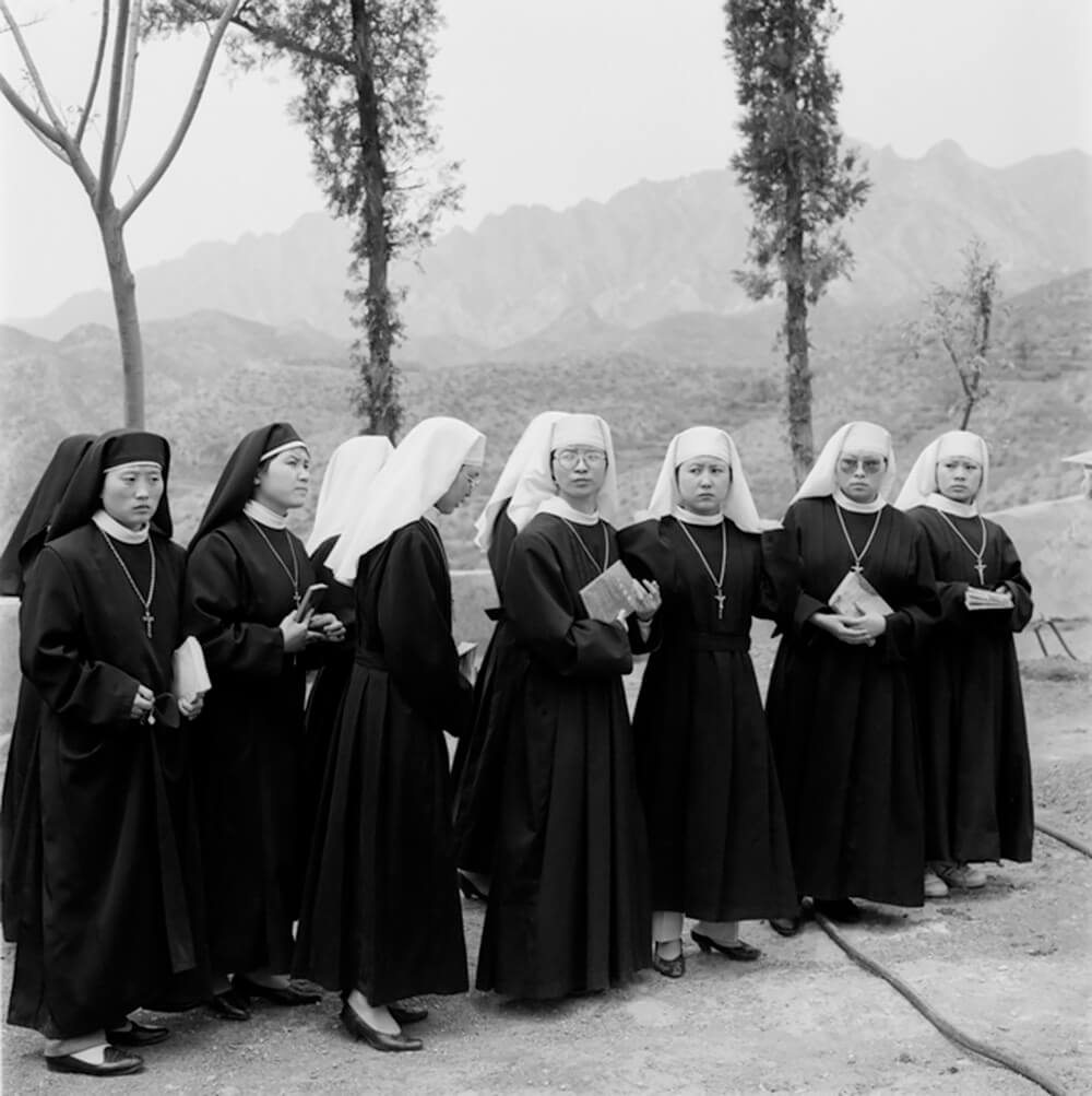 Nuns, Beijing, 1996<p>© Liu Zheng</p>