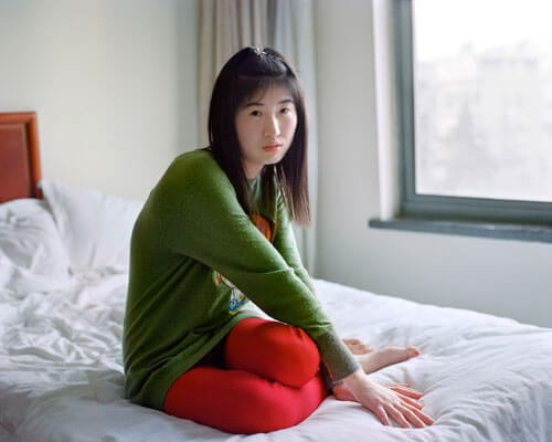 Girl in red and green<p>© Wenxin Zhang</p>